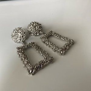 Silver MetalEarrings